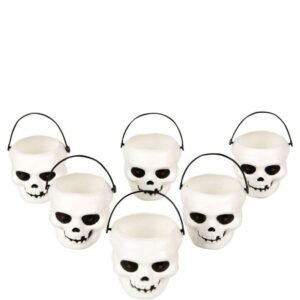 6 MINI SEAUX TETE DE MORT