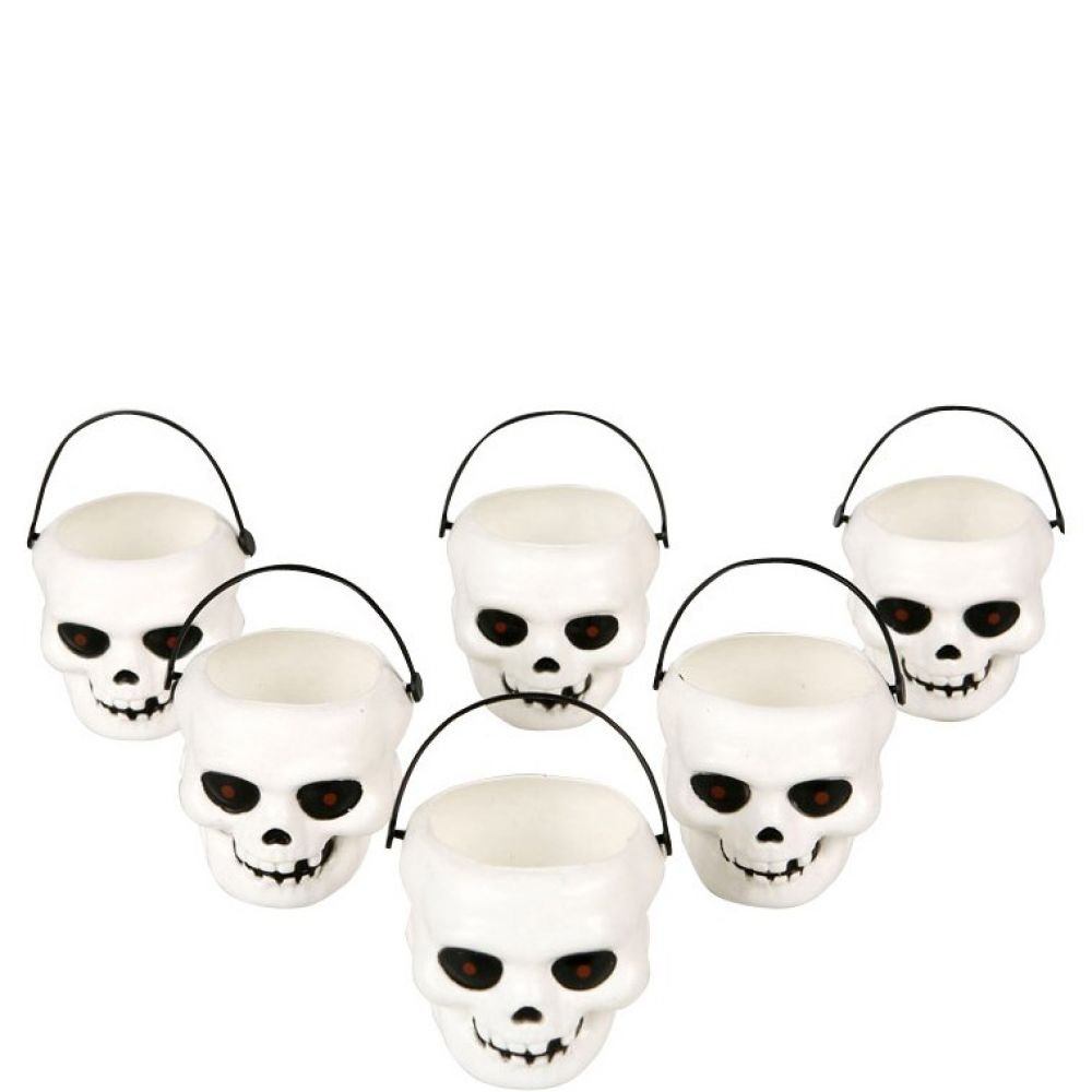 6 MINI SEAUX TETE DE MORT