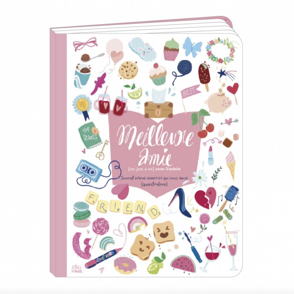CAHIER 17X22CM MEILLEURE AMIE