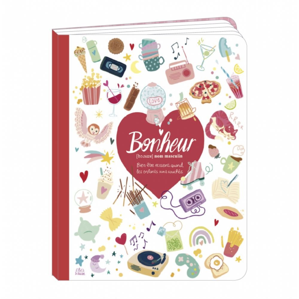 CAHIER 17X22CM BONHEUR