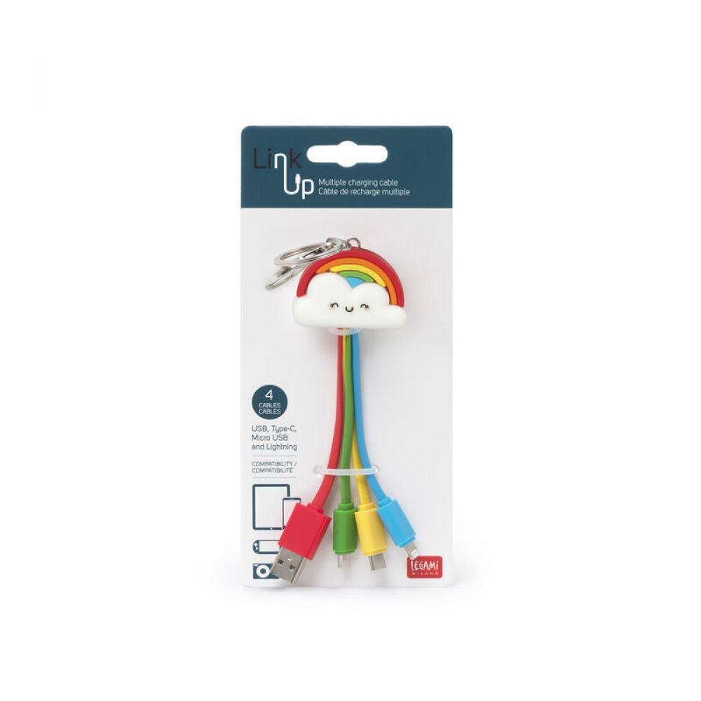 MULTI CABLE CHARGEUR - ARC EN CIEL – Image 3