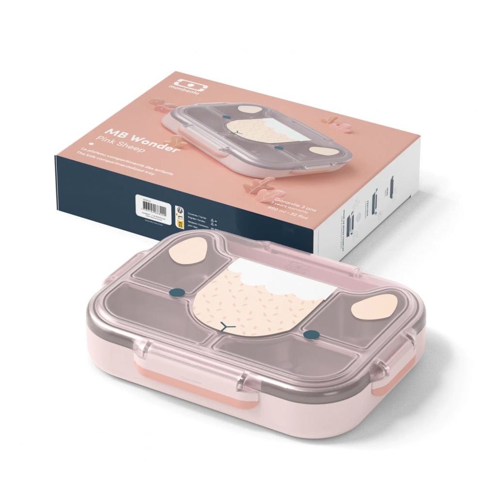 MB WONDER - PLATEAU COMPARTIMENTÉ - ROSE MOUTON – Image 4