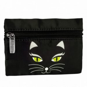 PORTE MONNAIE - CHAT NOIR - MINI PURSE