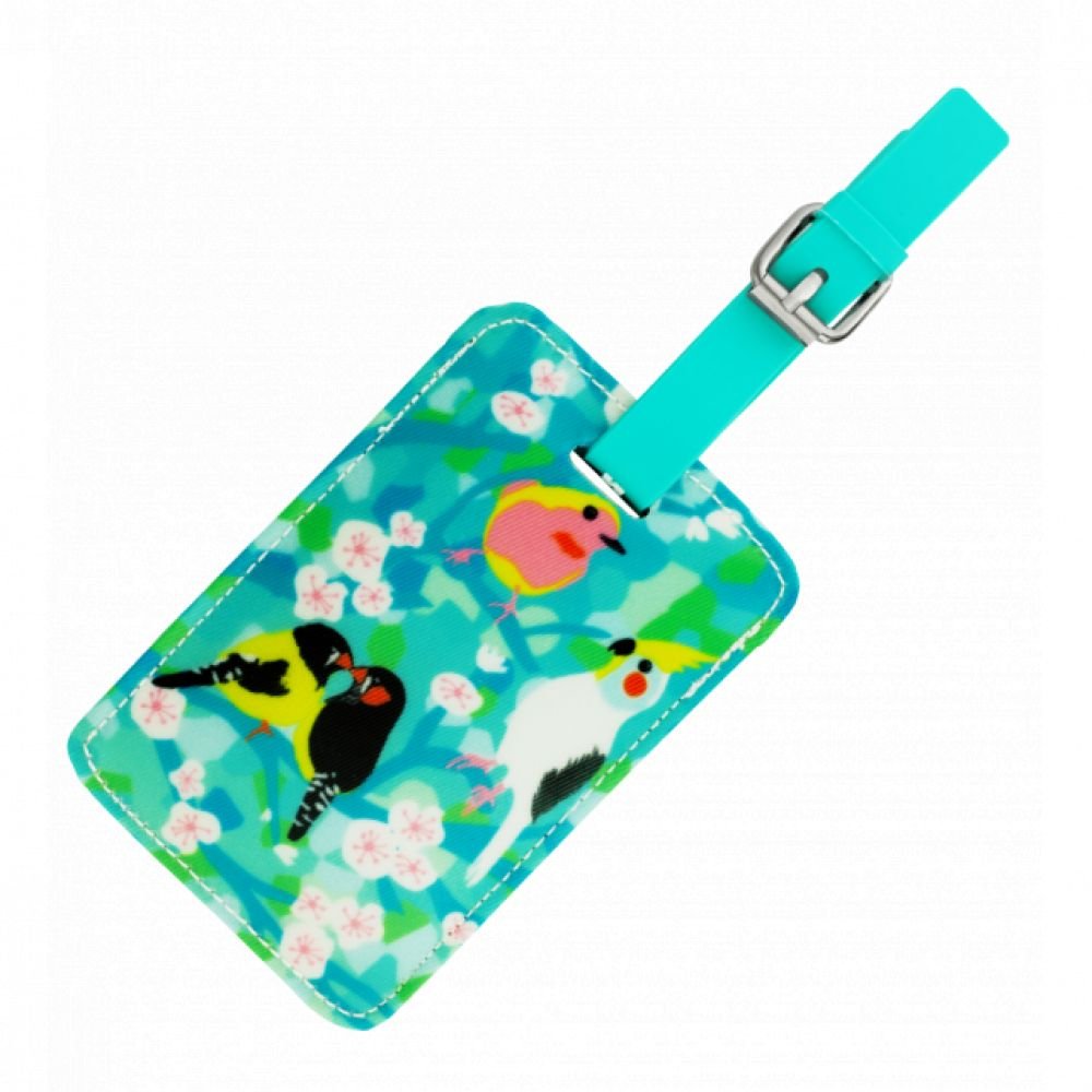 ETIQUETTE DE BAGAGE - BIRDS - TA.VOYAGE