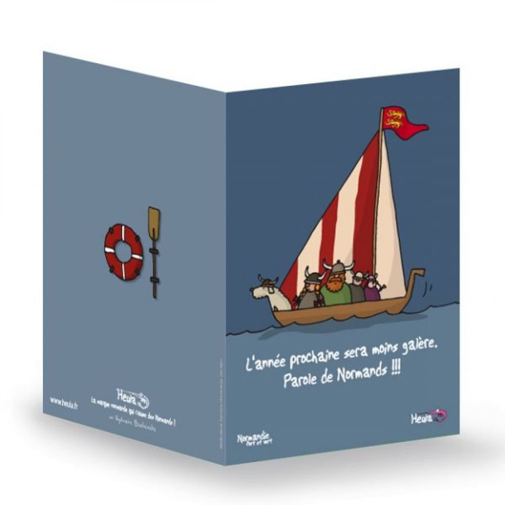 CARTE A SOUHAIT - BONNE ANNEE VIKING