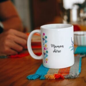 MUG - MAMAN CHERIE FLEURS