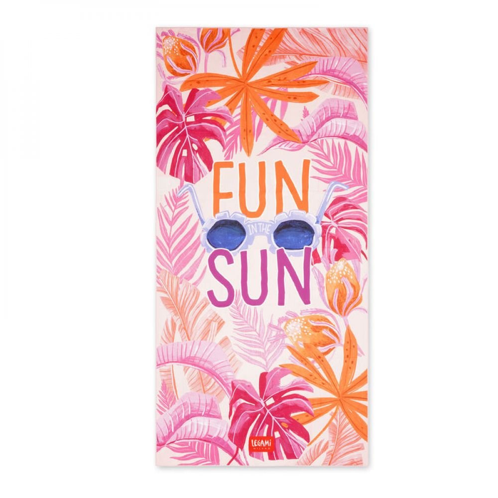 DRAP DE PLAGE 85x180cm - TROPICAL