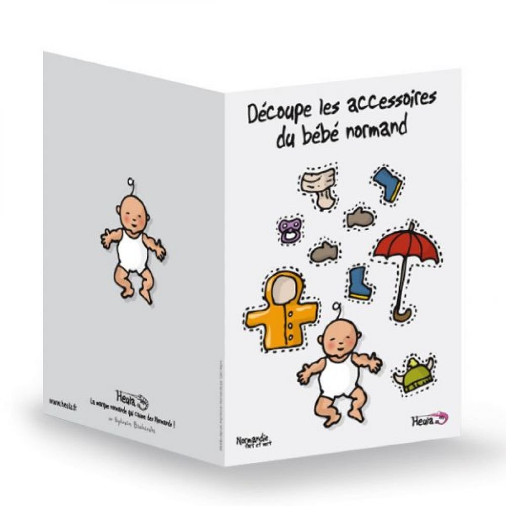 CARTE A SOUHAIT - BEBE NORMAND