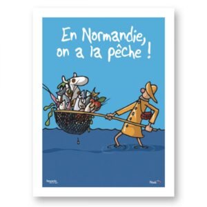 AFFICHE - ON A LA PECHE