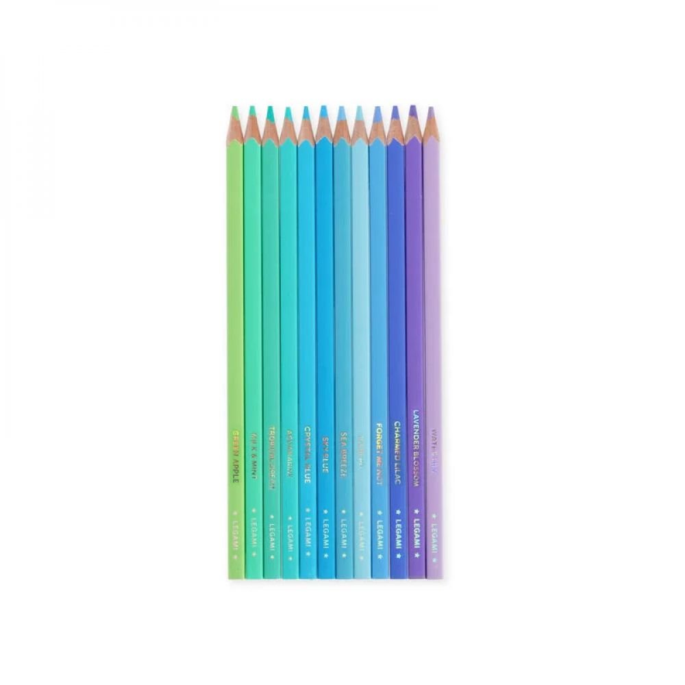 SET DE 12 CRAYONS DE COULEUR OCEAN