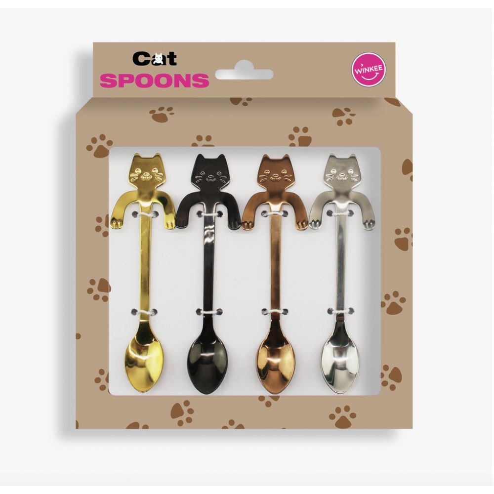 4 CUILLERES A CAFÉ CHATON