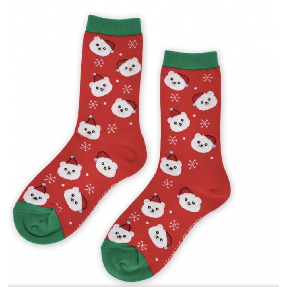 CHAUSSETTES OURS POLAIRE DE NOEL