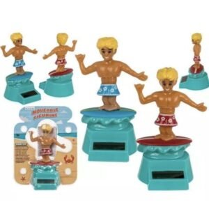 FIGURINE SOLAIRE SURFEUR