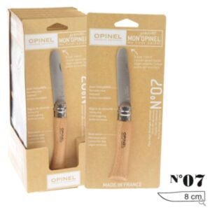 COUTEAU BOUT ROND BOIS N°7 INOX OPINEL