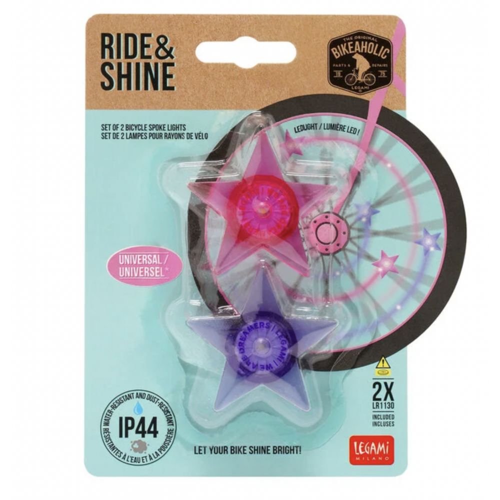 SET DE 2 LAMPES RAYONS DE VÉLO - RIDE & SHINE - UNICORN – Image 3