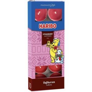 PHOTOPHORE HARIBO STRAWBERRY HAPPINESS - DESIGN DE NOEL