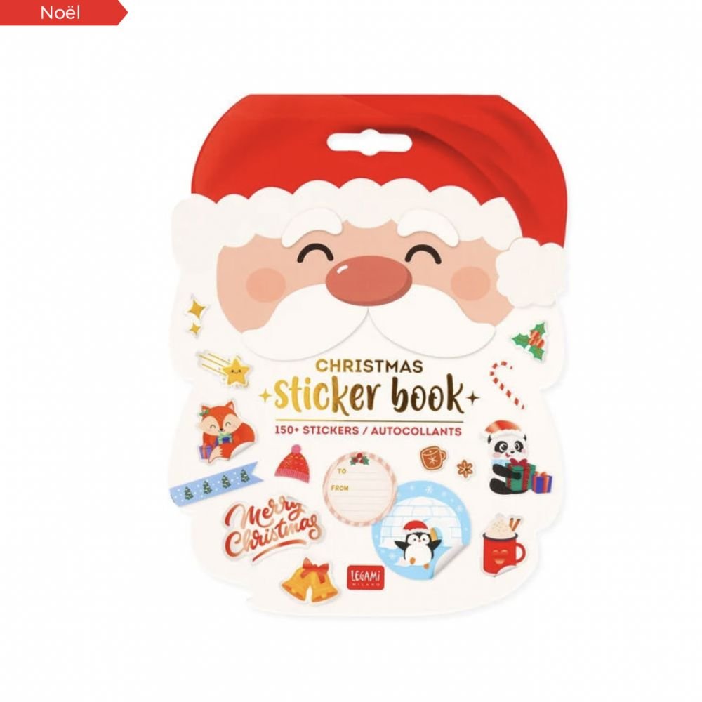 SET DE 150+ AUTOCOLLANTS DE NOEL - STICKER BOOK - SANTA CLAUS