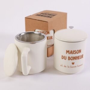 TISANIERE MAISON DU BONHEUR CUIVRE