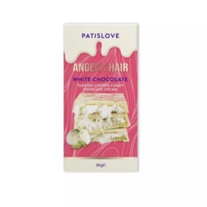 CHOCOLAT BLANC PISTACHE BARBE À PAPA 90G