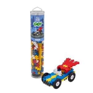 TUBE 200 PIECES - VOITURE SUPER HEROS - PLUS PLUS