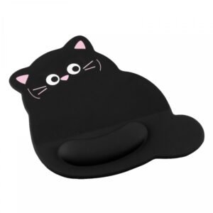 Tapis de SOURIS chat noir