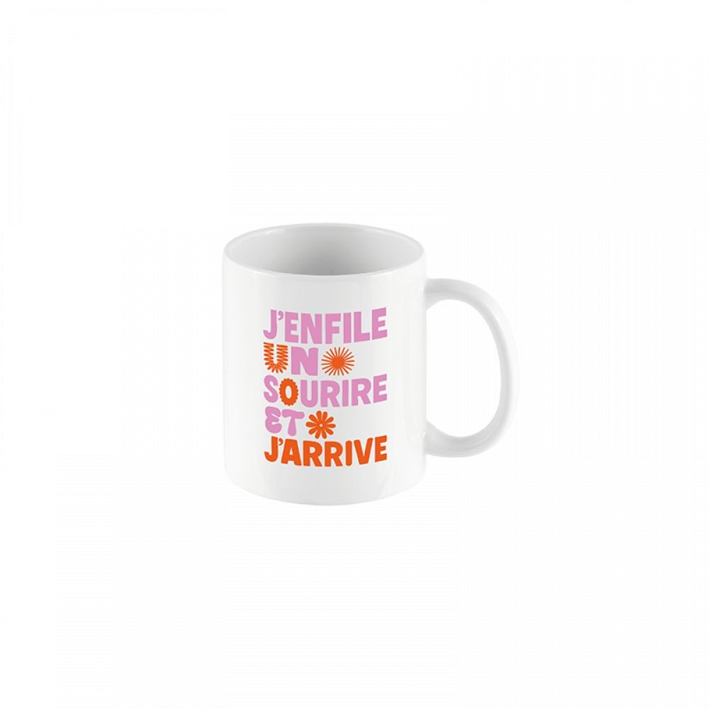 Mug STAN J'enfile un sourire et j'arrive