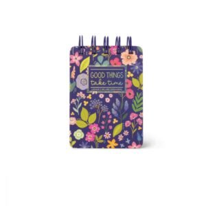BLOC NOTE SPIRAL LIGNE - FLEURS - SPIRAL BOUND NOTEPAD