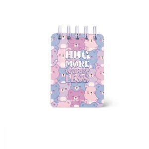 BLOC NOTE SPIRAL LIGNE - OURS - SPIRAL BOUND NOTEPAD