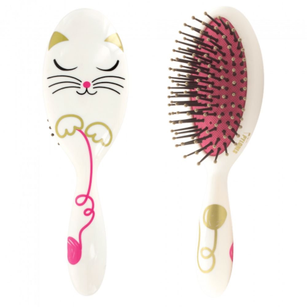 SMALL - BROSSE A CHEVEUX - CHAT BLANC - LADYPOP