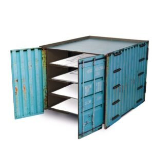 TRIEUR DOCUMENTS - TURQUOISE - CONTENEUR