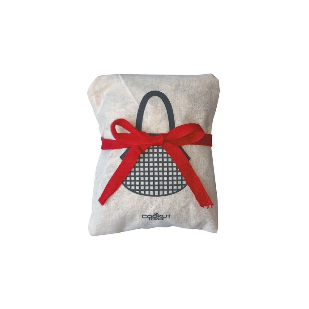 SAC PLIABLE COTON NATUREL - ROUGE – Image 2