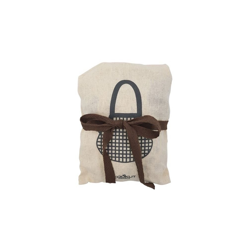 SAC PLIABLE COTON NATUREL - MARRON – Image 2