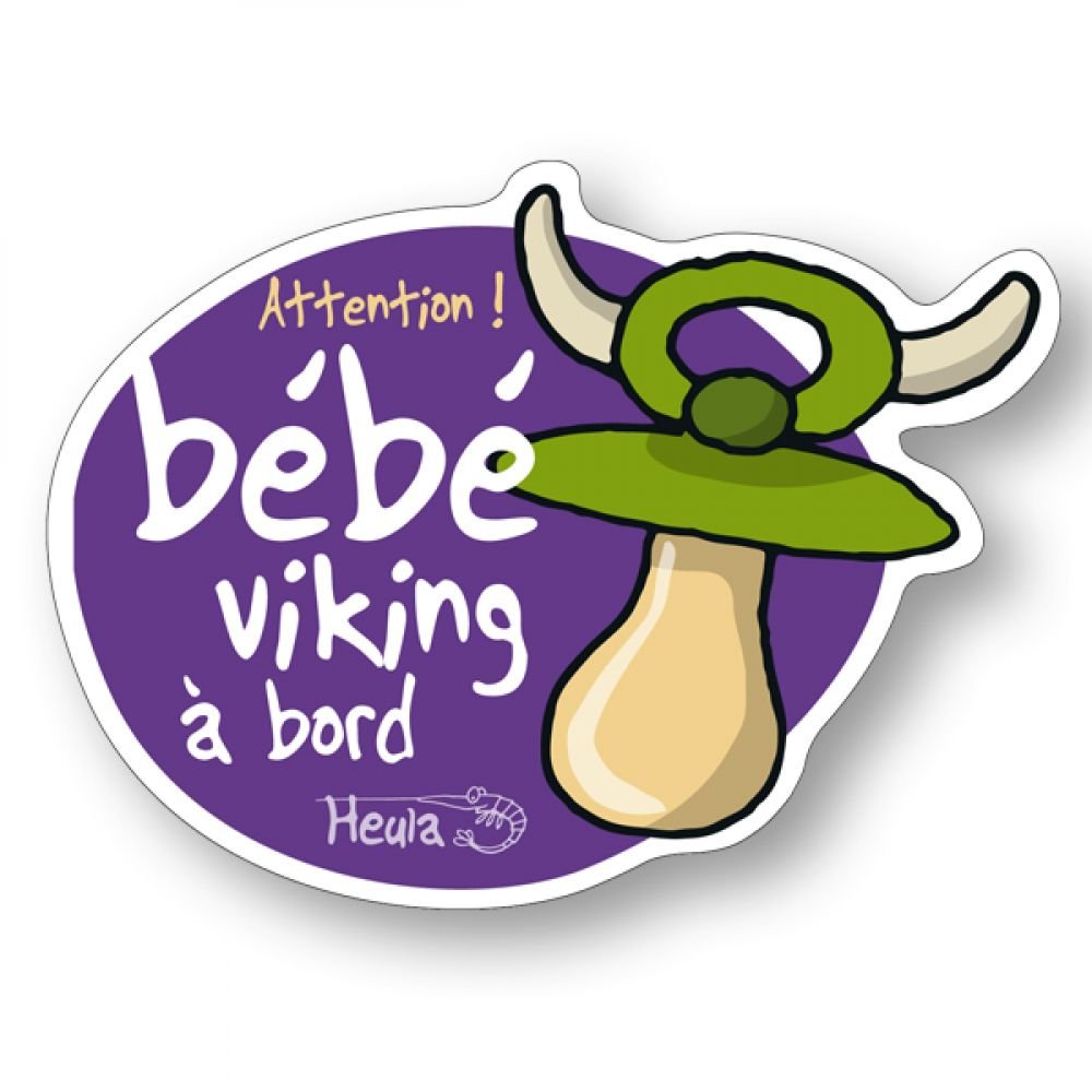 ADHESIF WOUATURE - BEBE VIKING A BORD