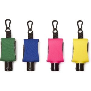 PORTE CLES - GEL HYDROALCOOLIQUE - Tissu (modèles assortis)