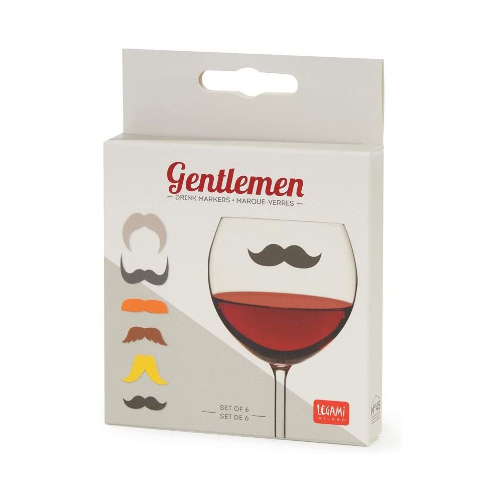 MARQUE-VERRES (x6) - GENTLEMEN