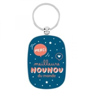 PORTE CLES OPAT - MEILLEURE NOUNOU DU MONDE