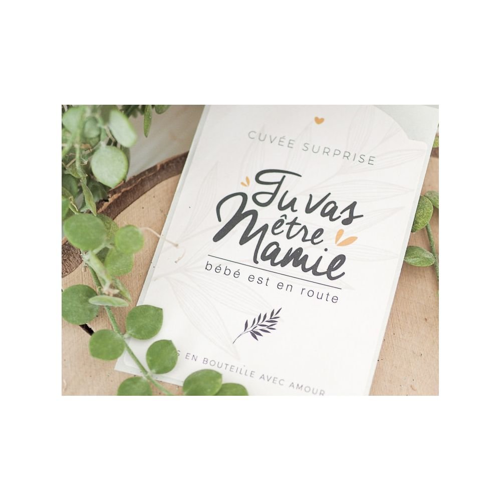 ETIQUETTE BOUTEILLE - TU VAS ÊTRE MAMIE – Image 4