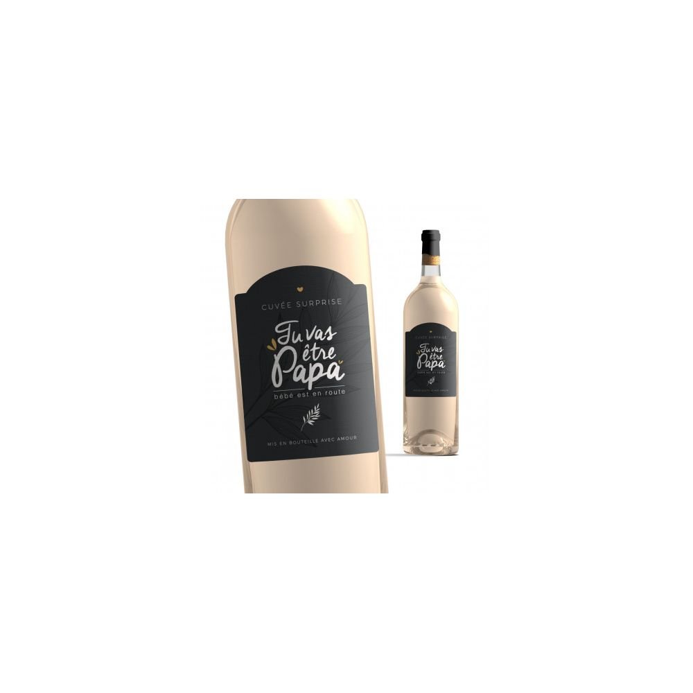 ETIQUETTE BOUTEILLE - TU VAS ÊTRE PAPA – Image 2