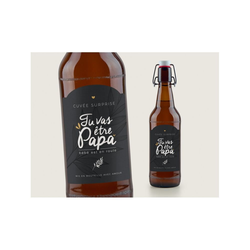 ETIQUETTE BOUTEILLE - TU VAS ÊTRE PAPA – Image 4
