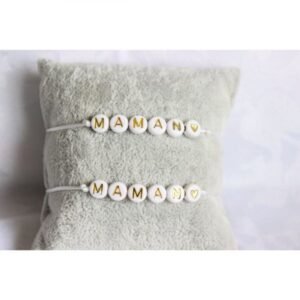 BRACELETS BULLES MAMAN - DORÉ