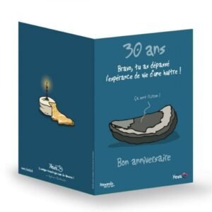 CARTE A SOUHAIT - BON ANNIV 30 ANS