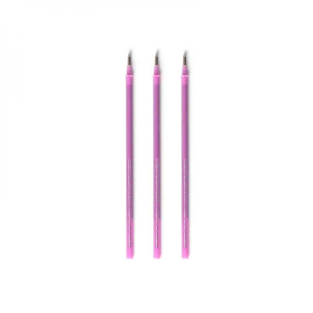 3 RECHARG.VIOLET STYLO À ENCRE GEL EFFACABLE