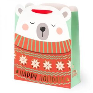 SAC CADEAU - L - OURS POLAIRE