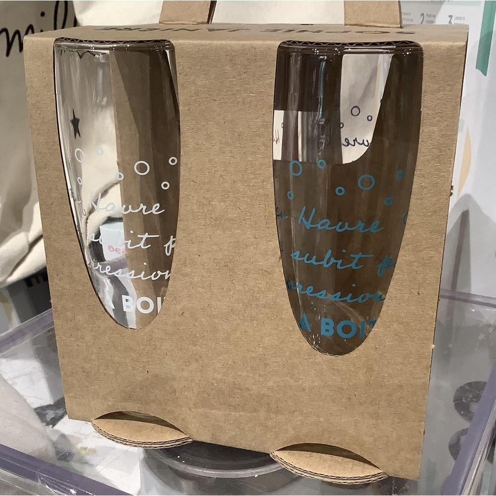 4 VERRES A BIERE 33CL AU HAVRE ON NE SUBIT PAS LA PRESSION