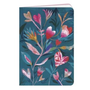 CARNET DORÉ 10X15 IZOU FLORE