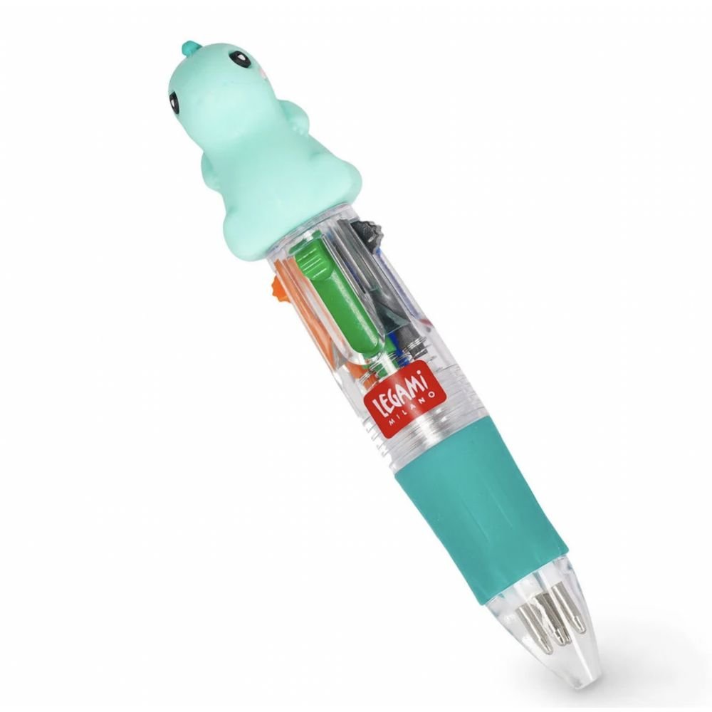 MINI STYLO A BILLE 4 COULEURS - DINO