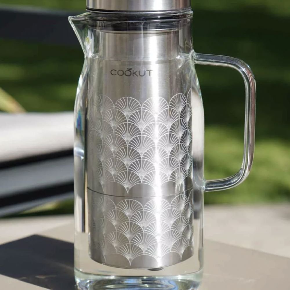 CARAFE FILTRANTE EN VERRE ET INOX AKUA - NOUVELLE VERSION – Image 3