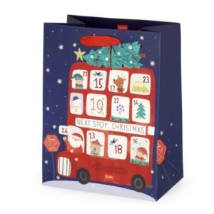 SAC CADEAU - M - BUS DE NOEL