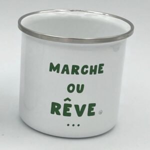 MUG EMAIL BLANC 33CL MARCHE OU REVE