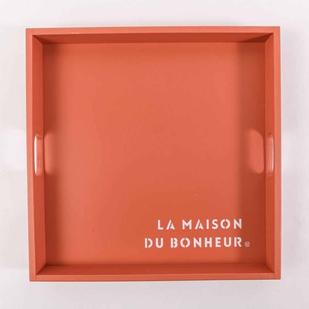 PLATEAU BOIS CARRÉ - LA MAISON DU BONHEUR